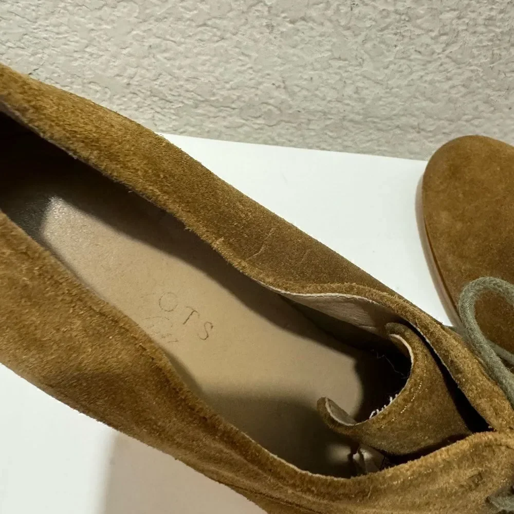 Talbots Brown Suede Oxford Pumps 11M